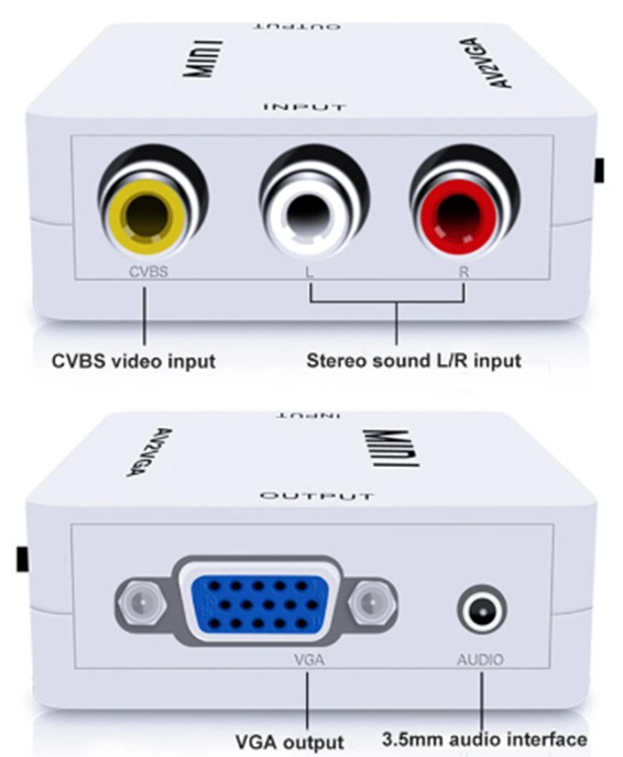 CONVERTIDOR 3 RCA AV2 VGA ESTANDAR GAR 3 MESES AREA 6