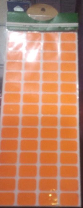 1000 Etiquetas Adhesivas Redondas Naranjas - 1.9 Cm Para Organización Y Codificación Por Colores
