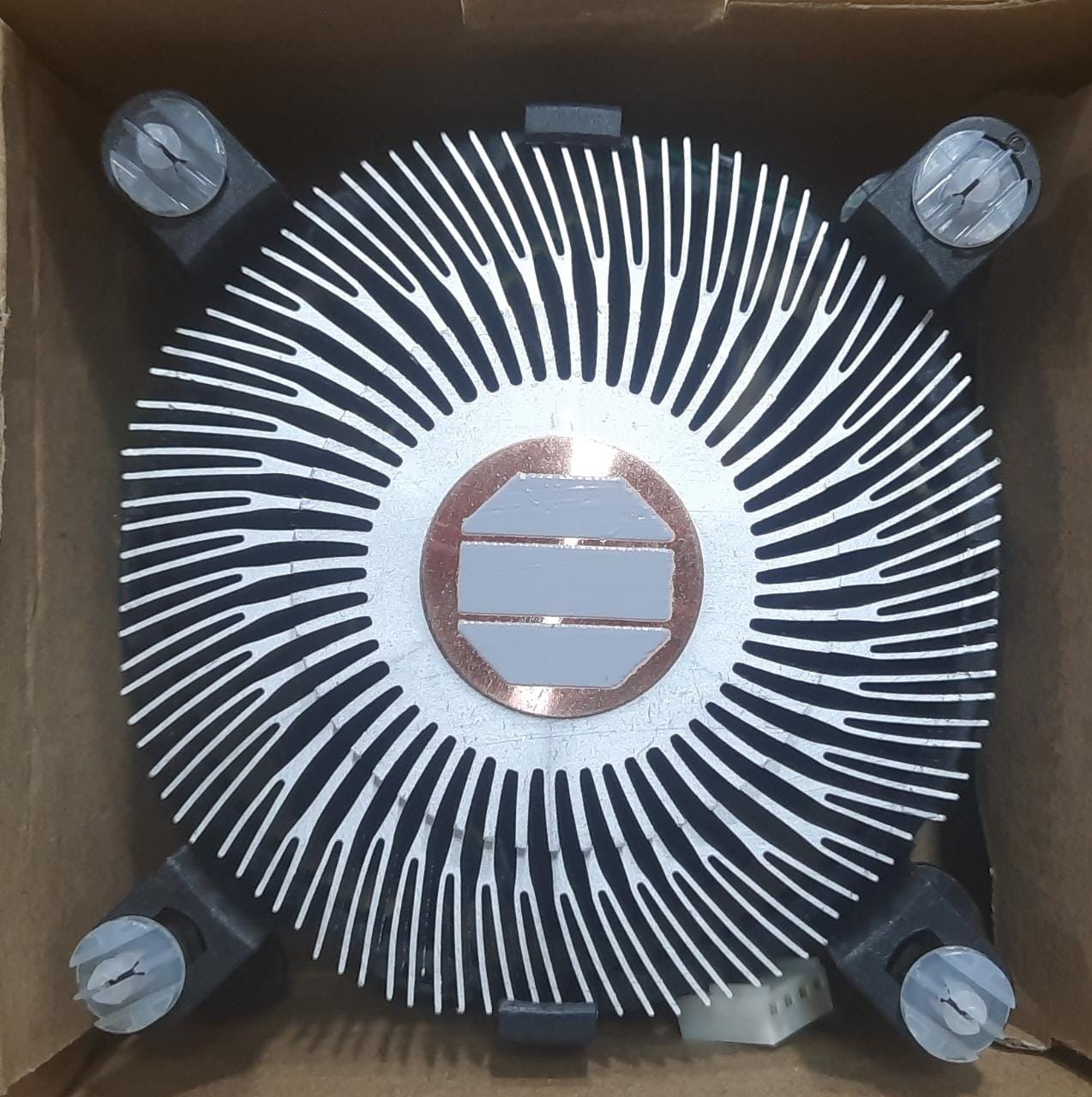 COOLER PARA PROCESADOR DE CPU i3, i5, i7 SOCKET 1151, 1155, 1150, 775 ALUMINIO/COBRE GAR: 30 DIAS