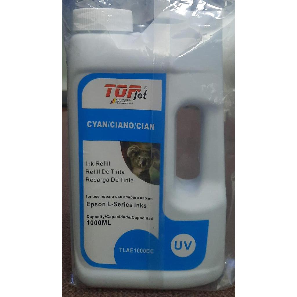 TINTA LITRO EPSON UV CIAN TOPJET PERFUMADO