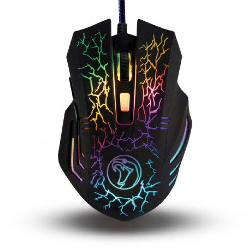 MOUSE GAMING PHYTON 7 LED RGB 800/1200/1600/2400DPI VENOM IMEXX GAR: 03 MESES AREA 1
