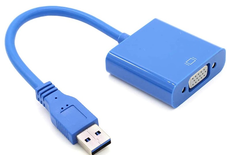ADAPTADOR USB A VGA -3.0  GAR: 1 MES AREA 4