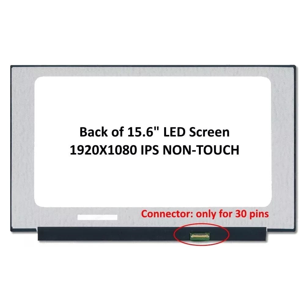 PANTALLA P/LAPTOP 15.6&quot; SLIM FULL HD 1920*1080 IPS, 30 PINES REDUCIDA GAR:3 MES SIN GANCHO