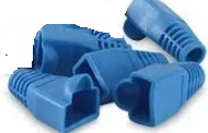 CAPUCHA AZUL RJ45 BOLSA X5 UNIDADES