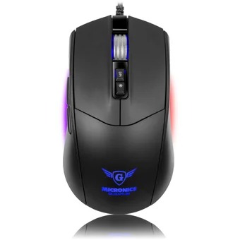MOUSE GAMER QUANTUM MIC GM819 USB RGB 7B 6400DPI MICRONICS