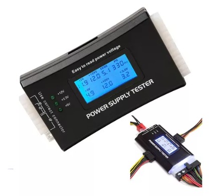 TESTEADOR DIGITAL PARA FUENTE DE POSER 12V