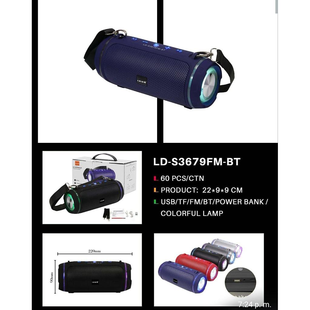 PARLANTE PORTATIL LD-S3679FM-BT LADIMI