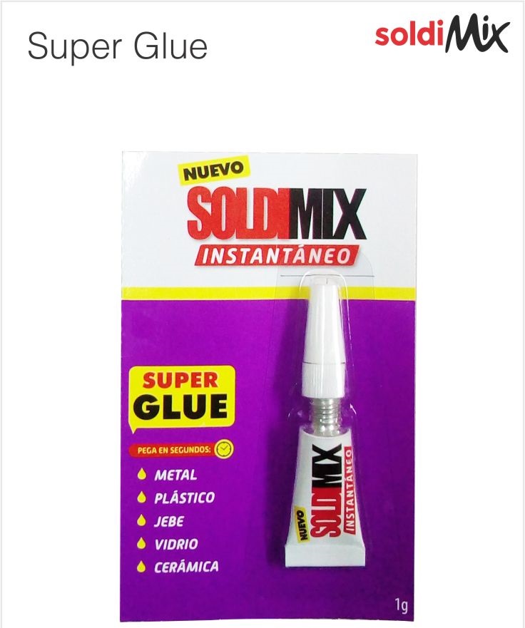 PEGAMENTO SOLDIMIX 1G  BLISTER X 12 AREA 6