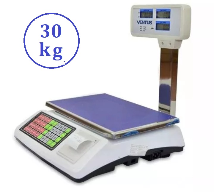 BALANZA 30KG C/IMPRESORA TICKET,KAZO GAR: 3 MESES 