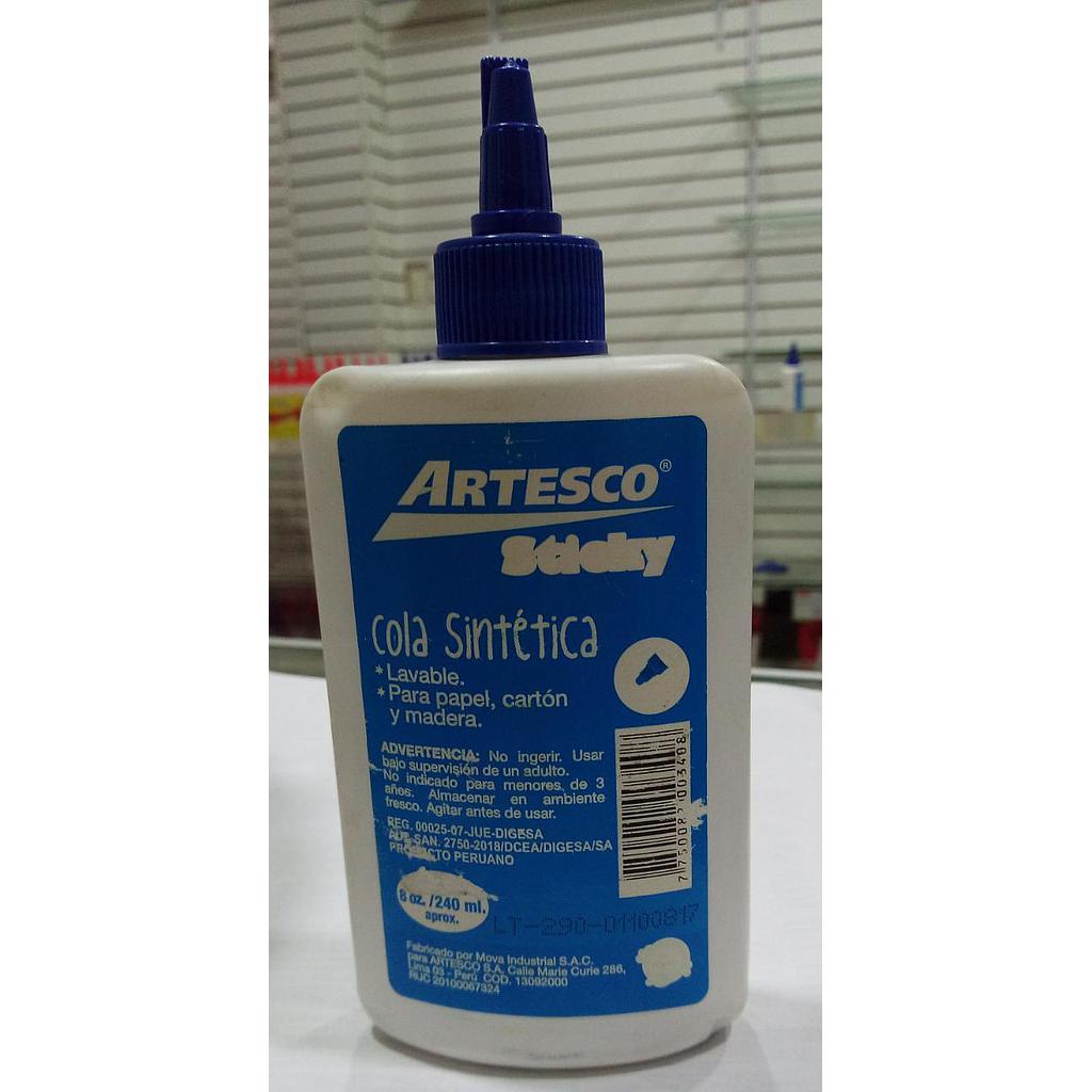 GOMA STICKY CONT 8 OZ/240ML ARTESCO AREA 6