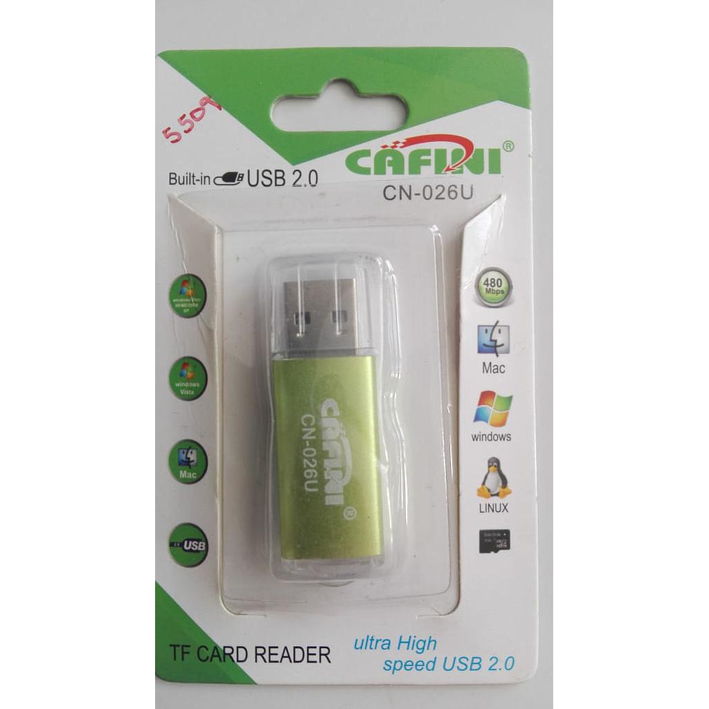 LECTOR TARJETA MICRO SD USB 2.0 COLORES ET-M4142 // CN-026U EWTTO Y CAFINI GAR:NO APLICA GAR: NO APLICA AREA 1