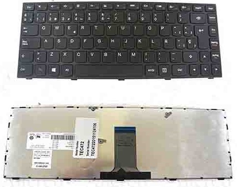 TECLADO ESPAÑOL INTERNO Z40-70 NEGRO FRAME PLATA LENOVO GAR: 3 MESES