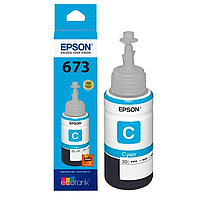 TINTA ORIGINAL 70 ML EPSON 673 CIAN L800