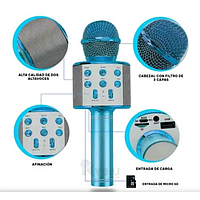 MICROFONO EXTERNO KARAOKE C/BLUETOOTH - BATERIA LITIUM VZ-404BT GAR: 3 MESES AREA 3